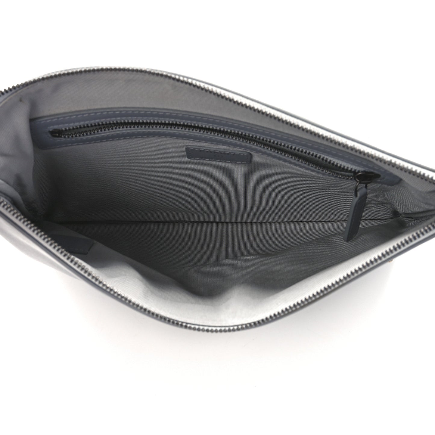 Calfskin Chain 20s Signe Medium Cosmetic Case Grey