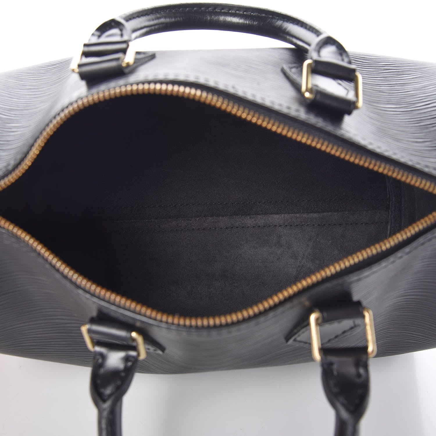 Louis Vuitton Epi Speedy 25 Black 5 of 7