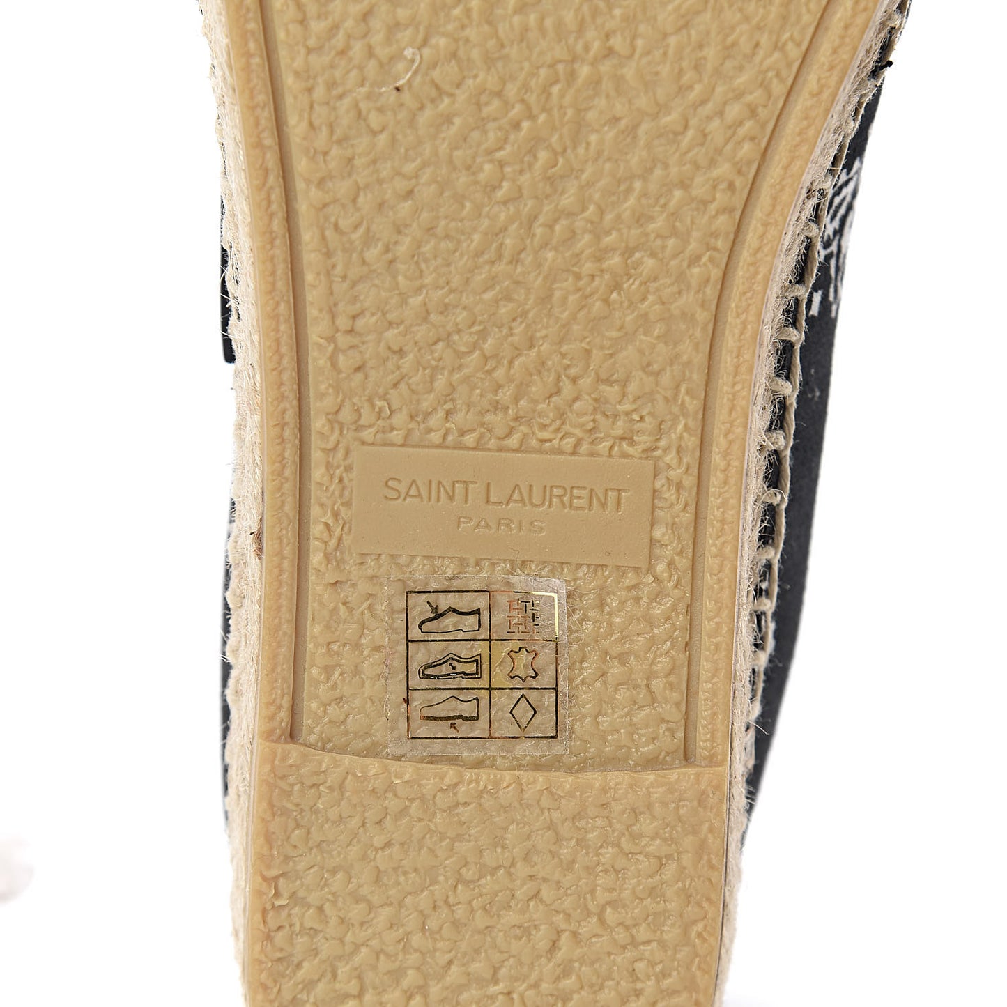 Bandana Print Canvas Espadrilles 36 Black