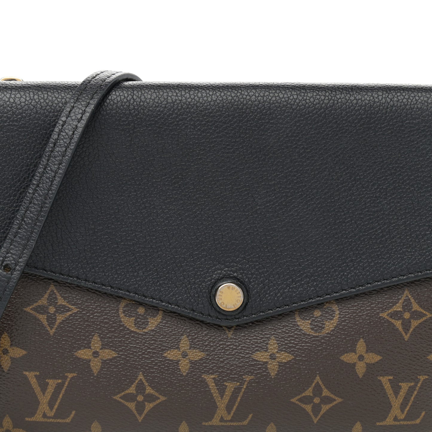 Monogram Twice Pochette Black