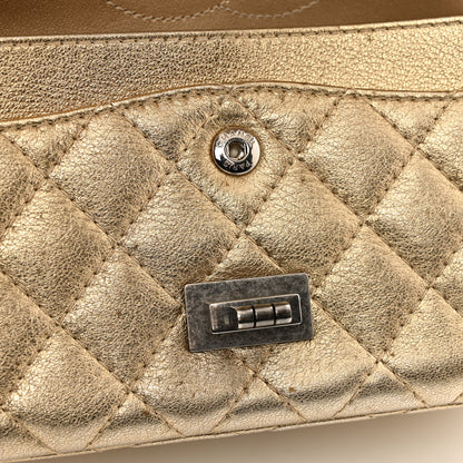 Chanel Metallic Lambskin Quilted 2.55 Reissue 224 Flap Gold 13 of 15