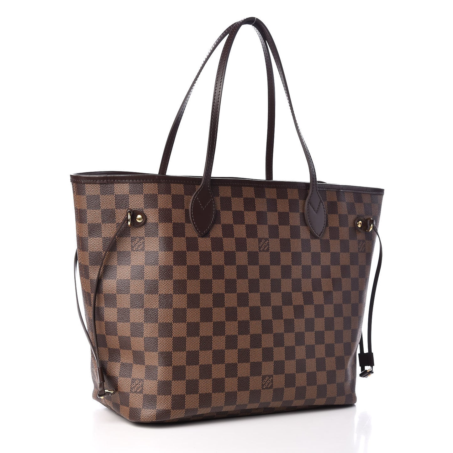 Damier Ebene Neo Neverfull MM Rose Ballerine
