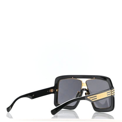 Gucci Acetate Shield GG0900S Sunglasses Black 4 of 4