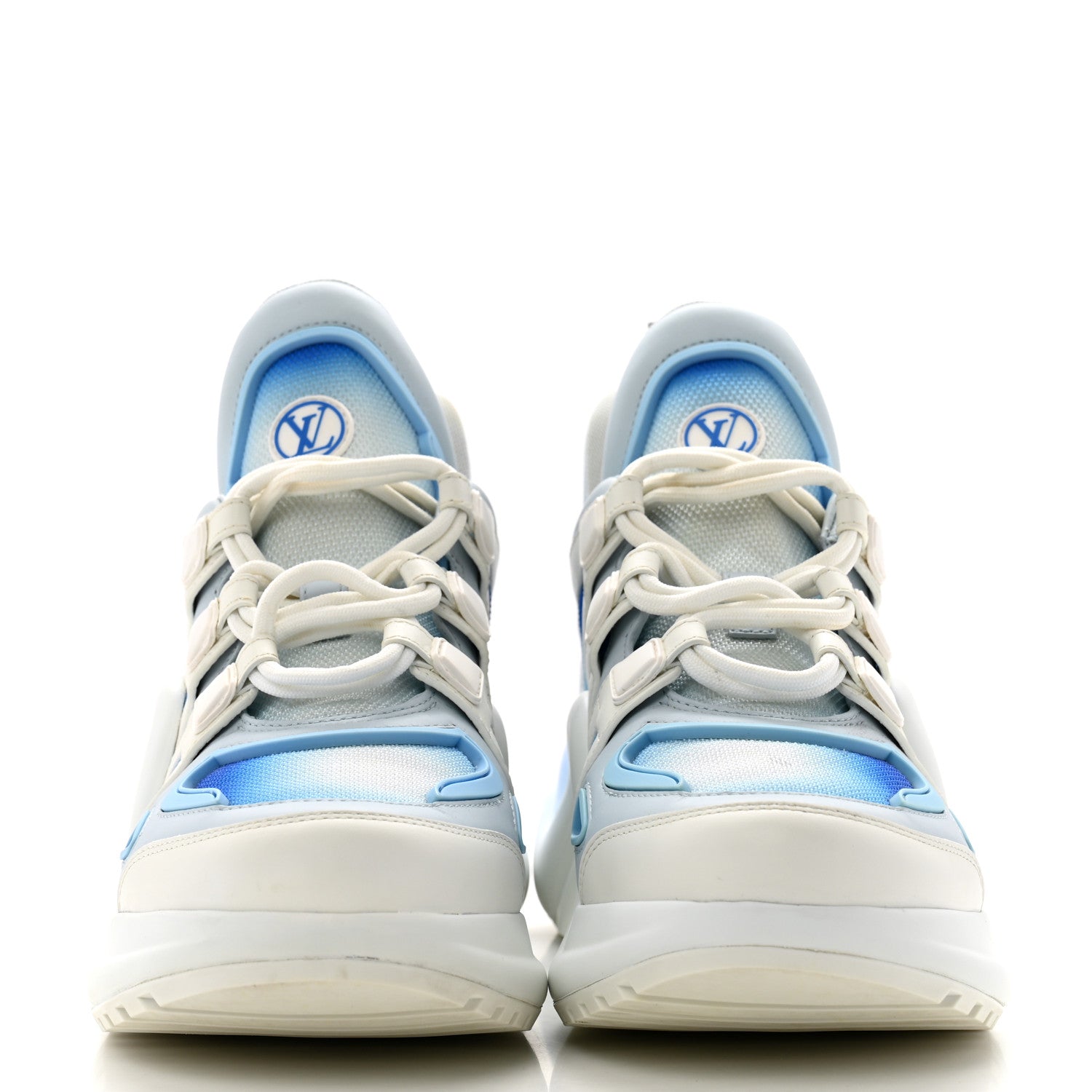 Louis Vuitton Calfskin LV Archlight Gradient Sneakers 41 Light Blue 3 of 11