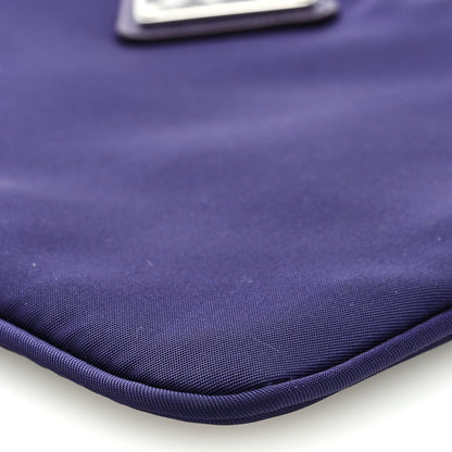 Prada Tessuto Nylon Saffiano Wristlet Viola 8 of 8