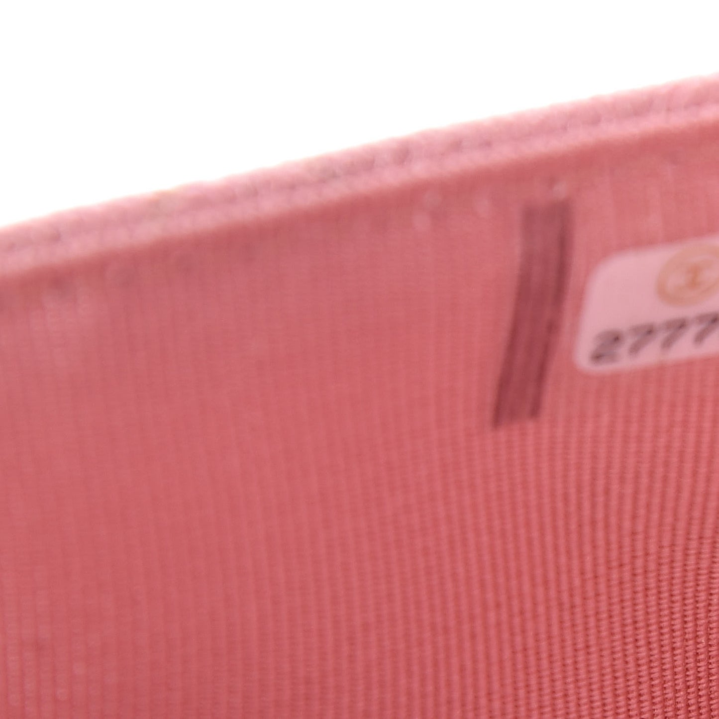 Iridescent Caviar Quilted Wallet on Chain WOC Rose Pink