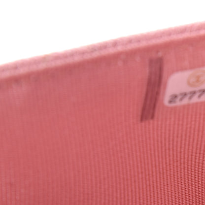 Chanel Iridescent Caviar Quilted Wallet on Chain WOC Rose Pink 8 of 12