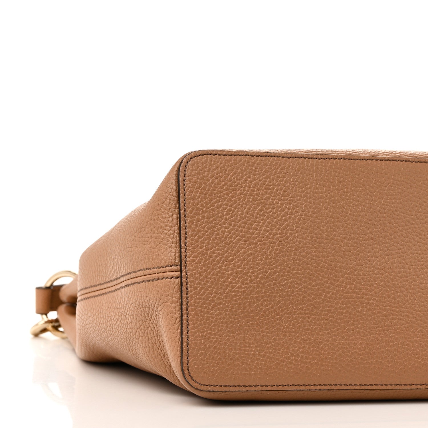 Gucci Pebbled Calfskin Large Soho Hobo Camelia 9 of 10