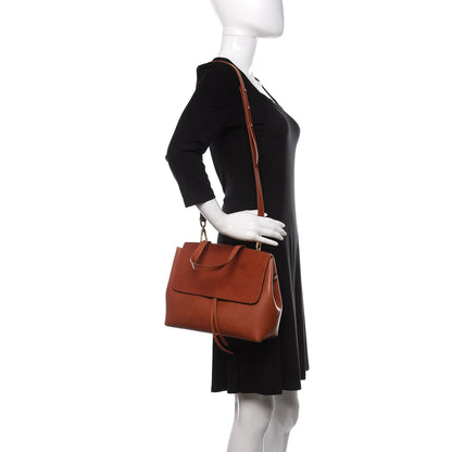 Mansur Gavriel Calfskin Mini Lady Bag Brandy Cleo 2 of 20