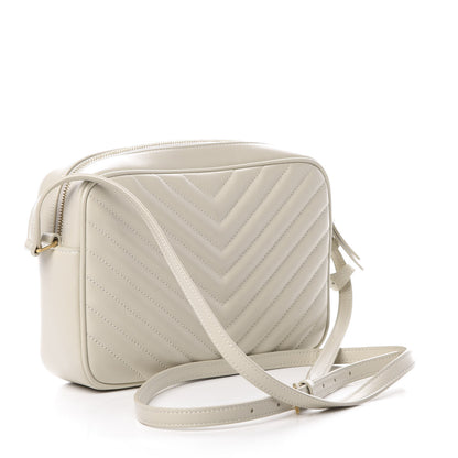 Saint Laurent Calfskin Matelasse Monogram Lou Camera Bag Crema Soft 3 of 10