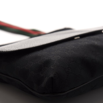 Gucci Monogram Signature Web Small Messenger Black 6 of 10