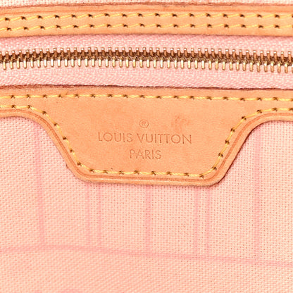 Louis Vuitton Damier Azur Neo Neverfull MM Rose Ballerine 6 of 10
