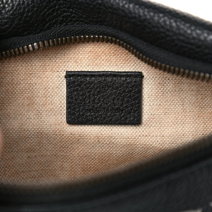 Gucci Grained Calfskin Small Logo Belt Bag Black 6 of 15