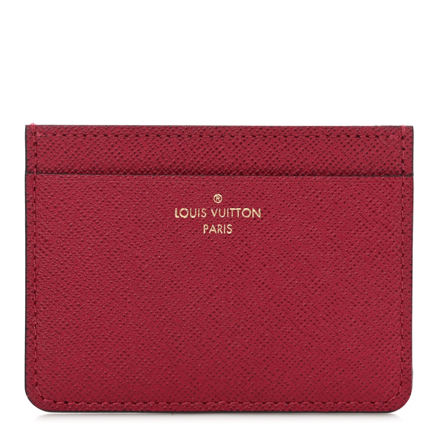 Calfskin Jeanne Wallet Card Holder Insert Fuchsia