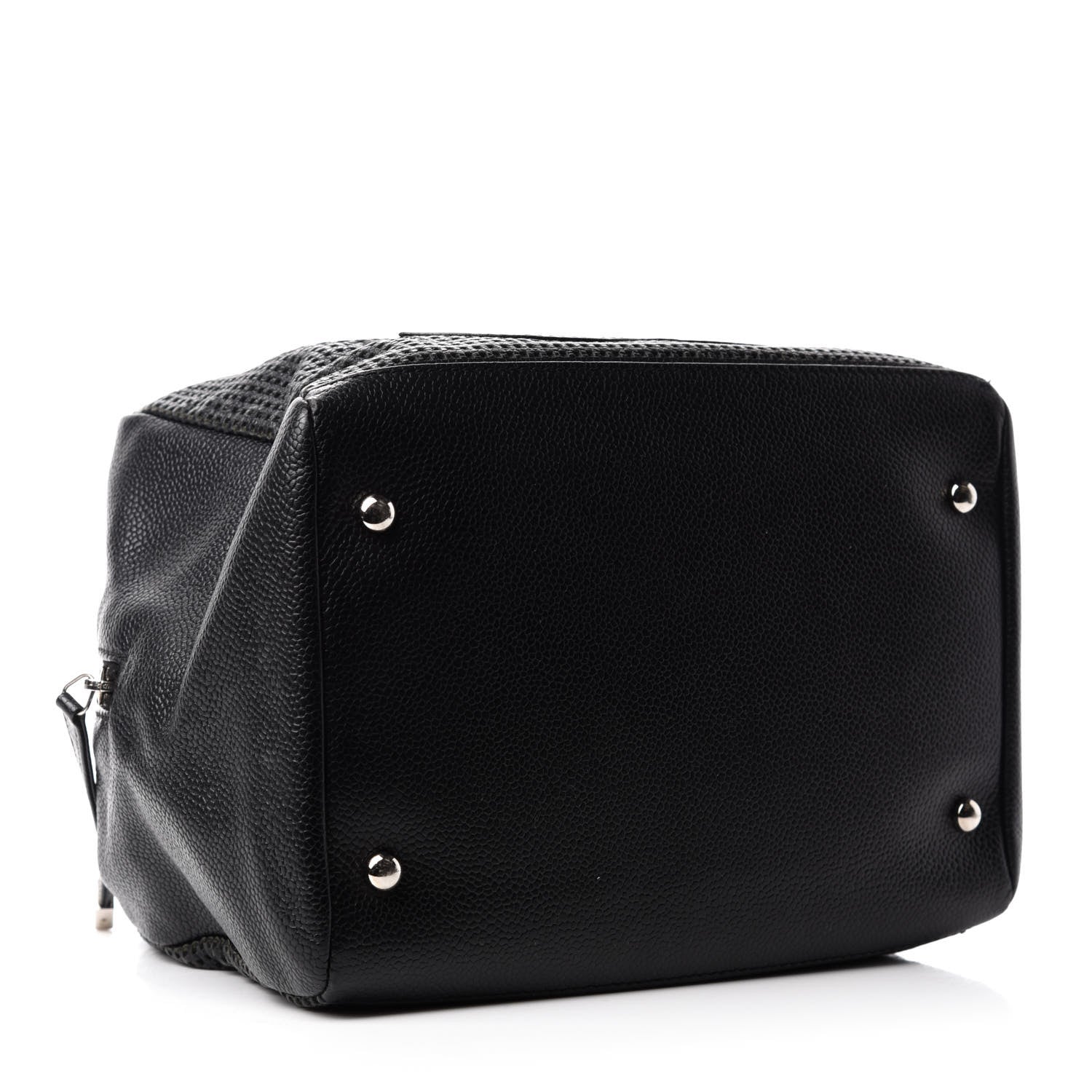 Chanel Caviar Perforated Bowler Black 4 of 10