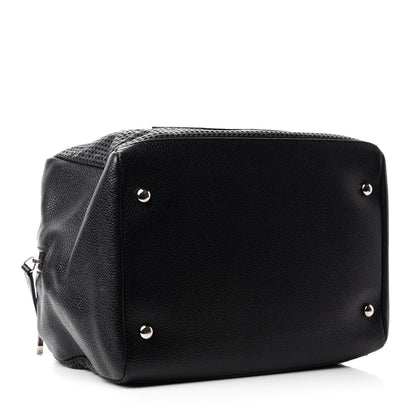 Chanel Caviar Perforated Bowler Black 4 of 10