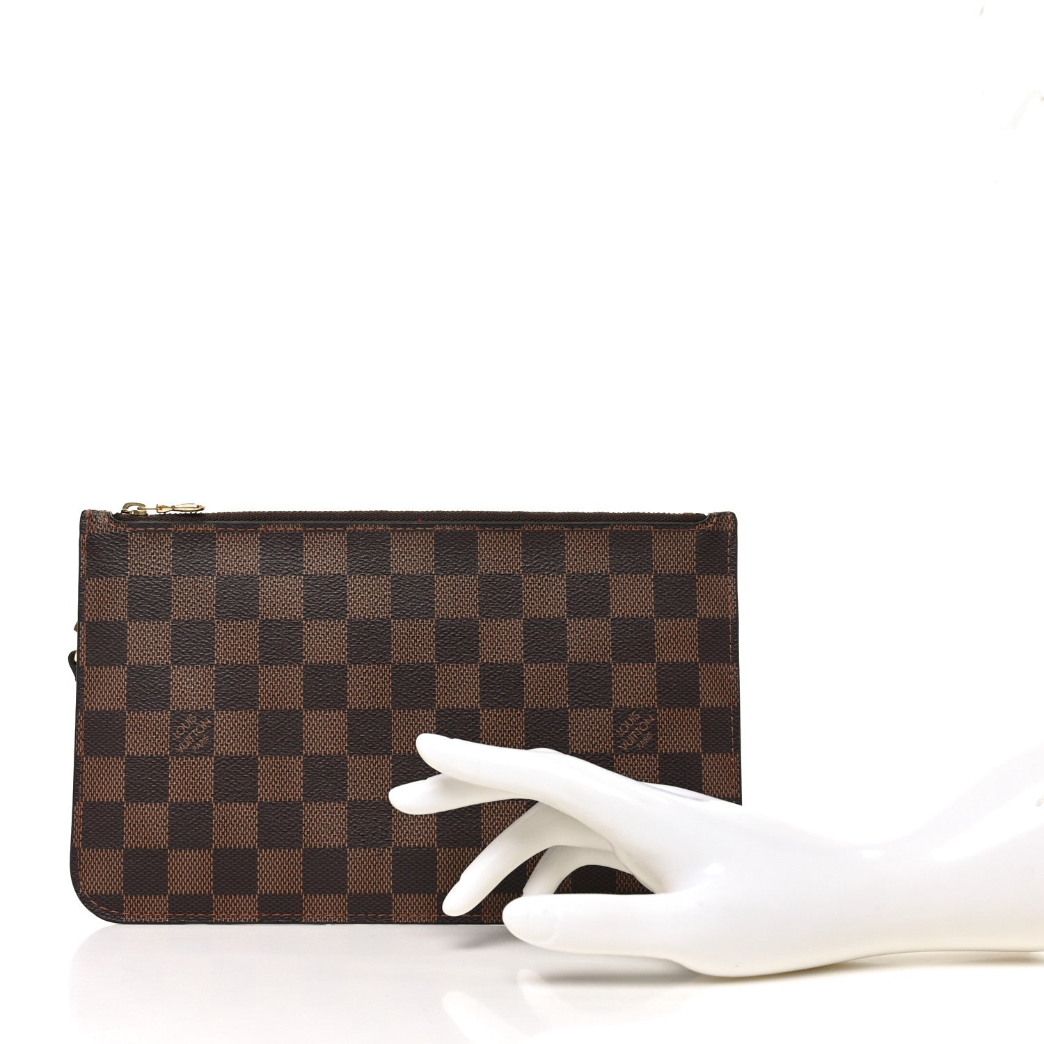 Louis Vuitton Damier Ebene Neverfull MM GM Pochette 2 of 6