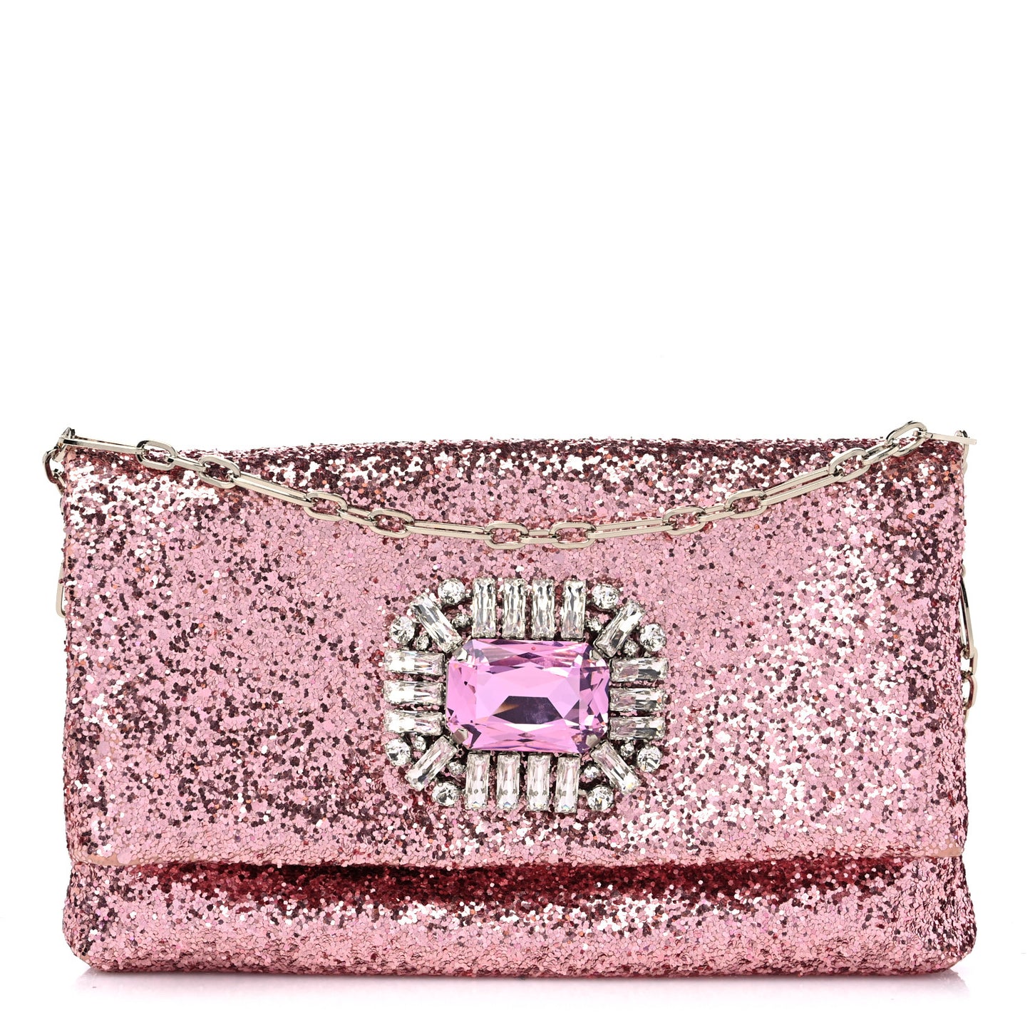 Glitter Crystal Galactica Titania Clutch Candyfloss