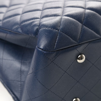 Chanel Caviar Quilted Large CC Shopping Tote Navy 12 of 15