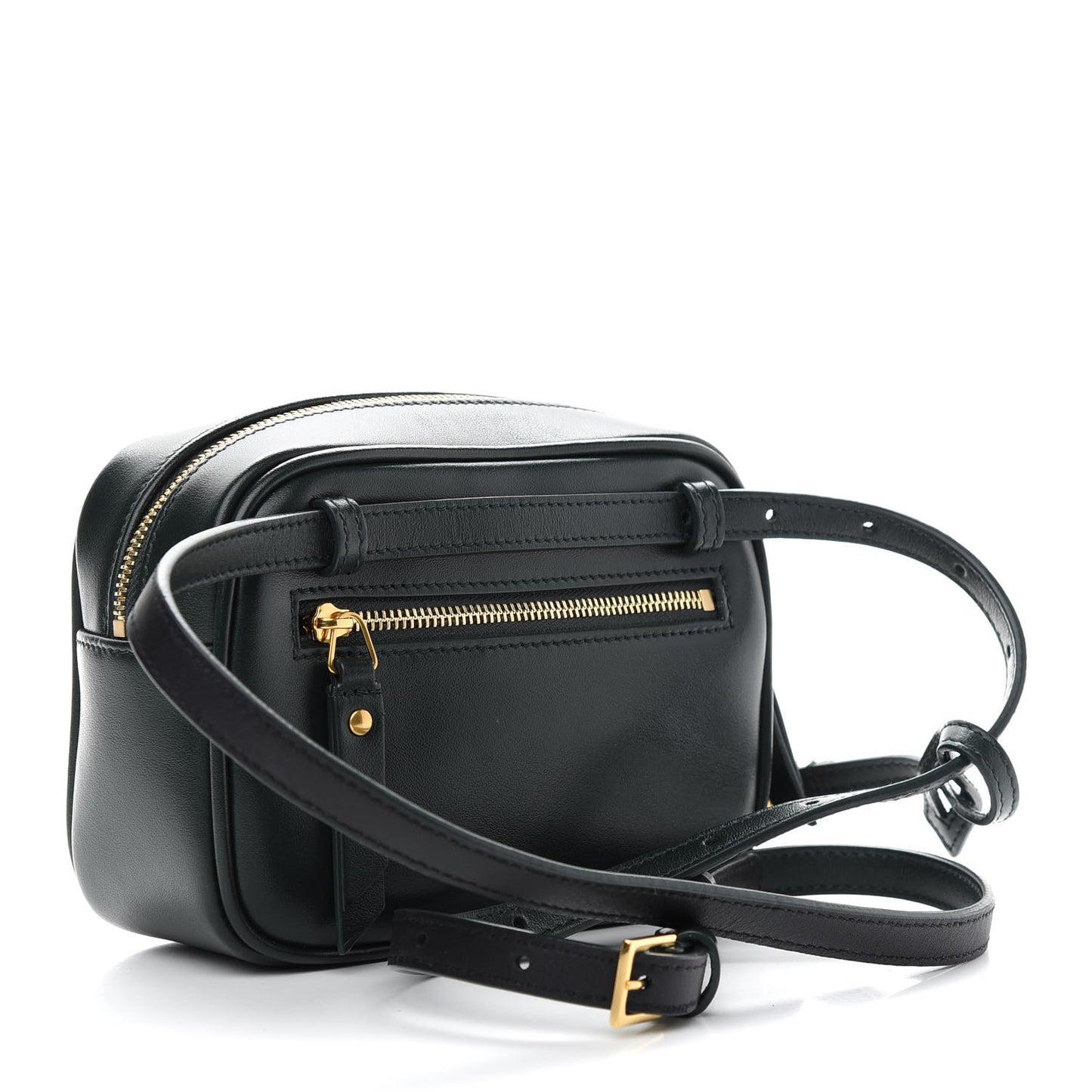 Calfskin Matelasse Monogram Lou Belt Bag Dark Green