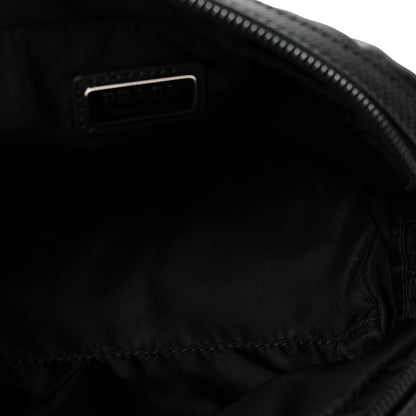 Prada Nylon Vela Cosmetic Pouch Black 5 of 6