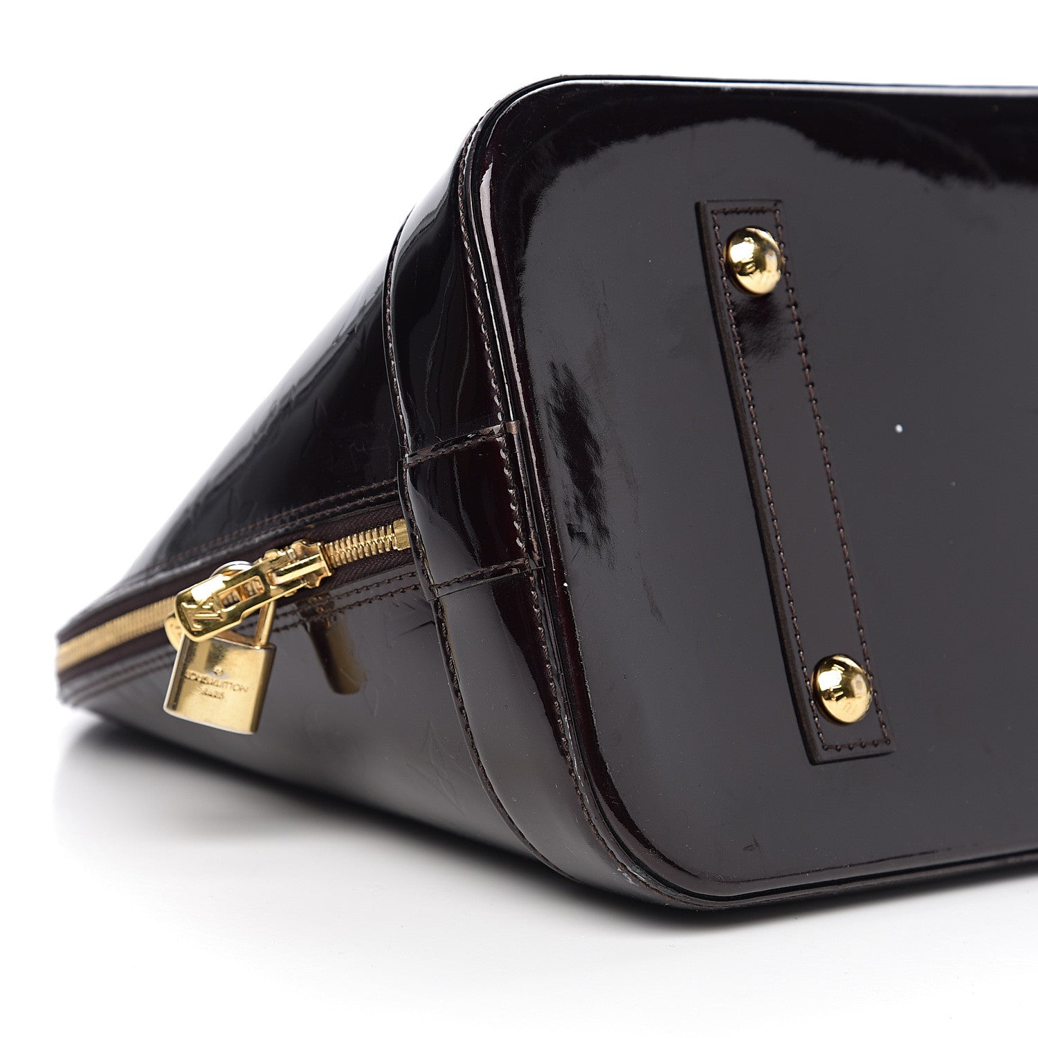 Louis Vuitton Vernis Alma GM Amarante 16 of 21