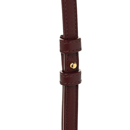 Celine Smooth Lambskin Small Trio Crossbody Bag Burgundy 12 of 12