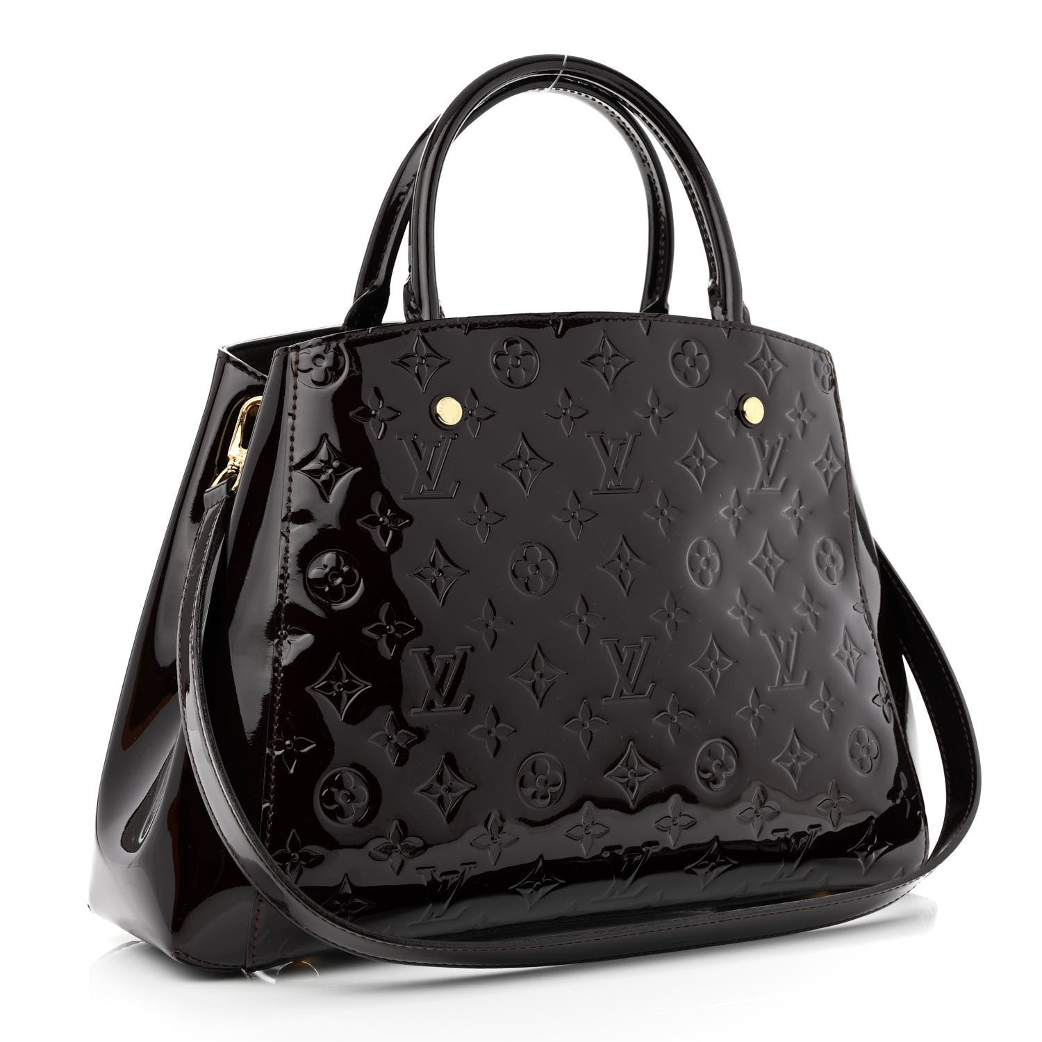 Louis Vuitton Vernis Montaigne MM Amarante 3 of 11