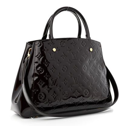 Louis Vuitton Vernis Montaigne MM Amarante 3 of 11