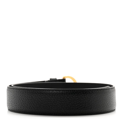 Gucci Textured Dollar Calfskin 40mm Belt 85 34 Black 2 of 8