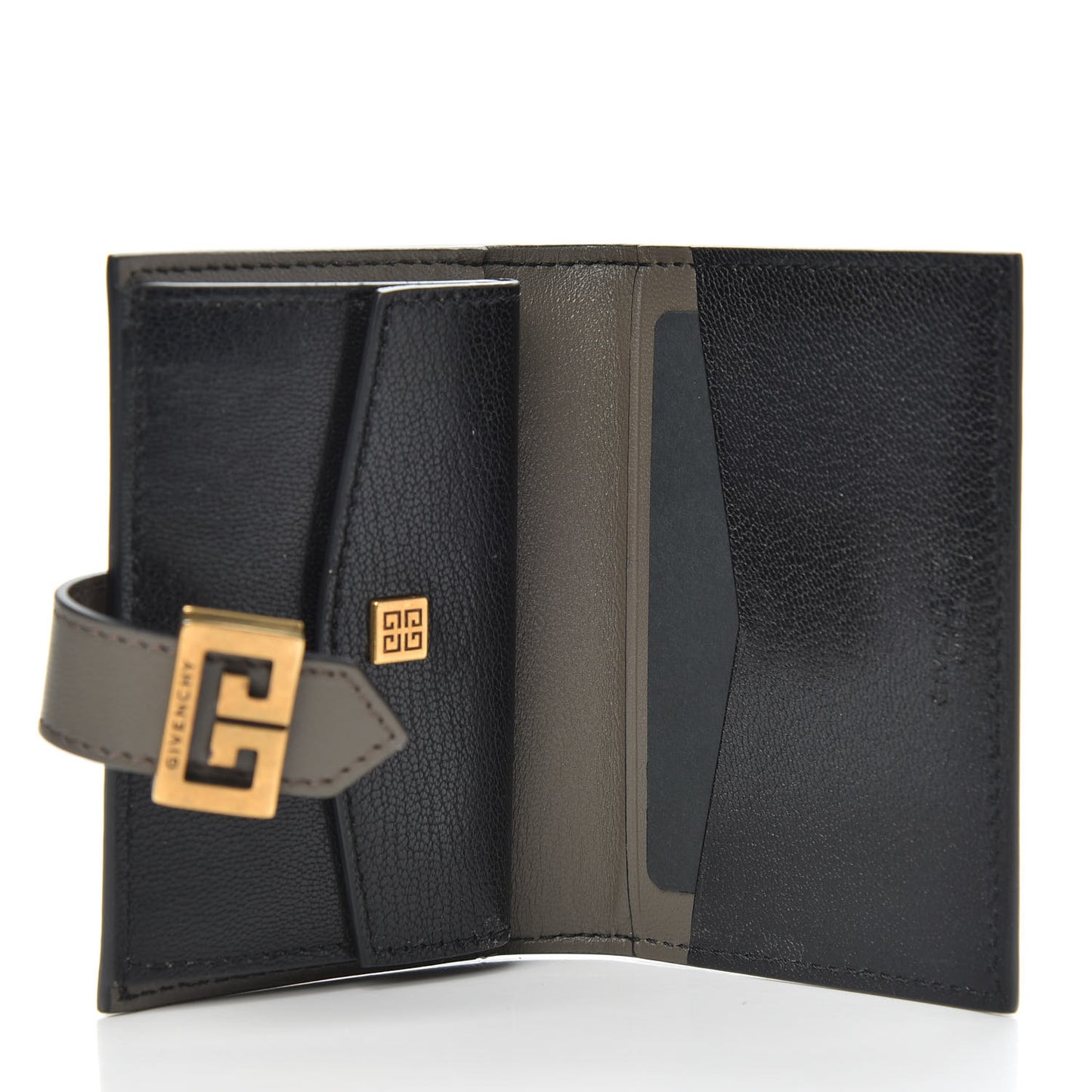 Sugar Goatskin GV3 Wallet Black Grey