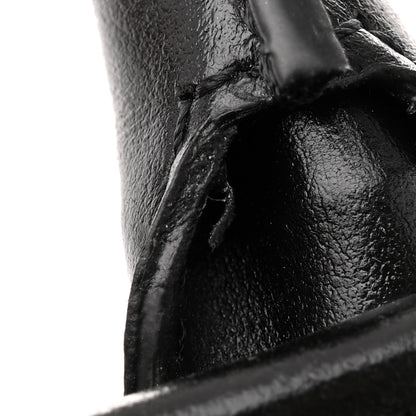 Versace Calfskin Cotton Floral Printed La Medusa Book Tote Black Water Lily 13 of 13