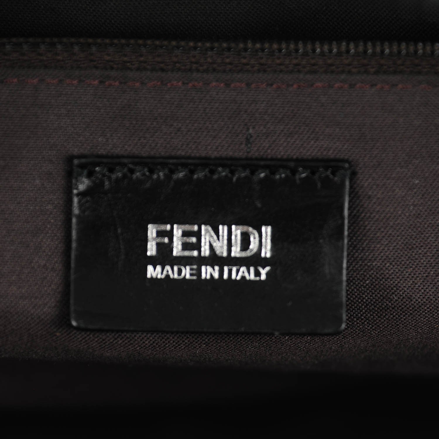 Fendi Zucca Spalmati Large Travel Bag Black 6 of 7