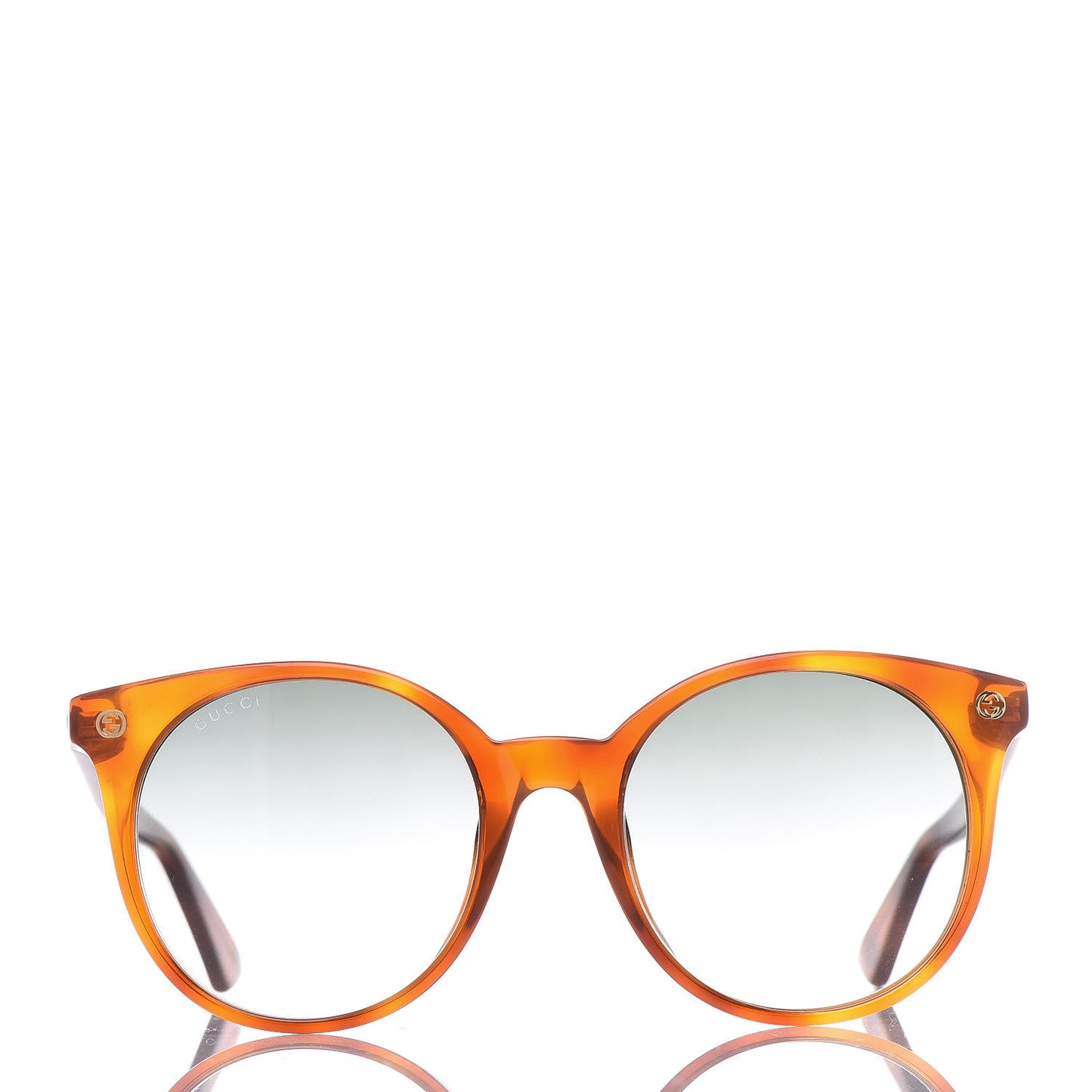 Round Frame Sunglasses GG0091S Tortoise