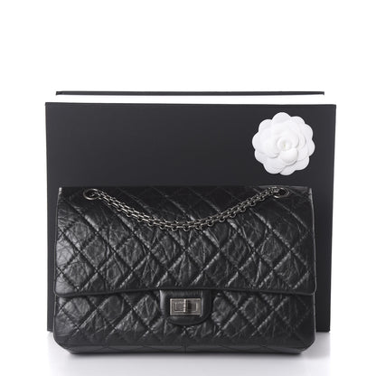 Chanel Aged Calfskin Quilted 2.55 Reissue 226 Flap Black 10 of 10