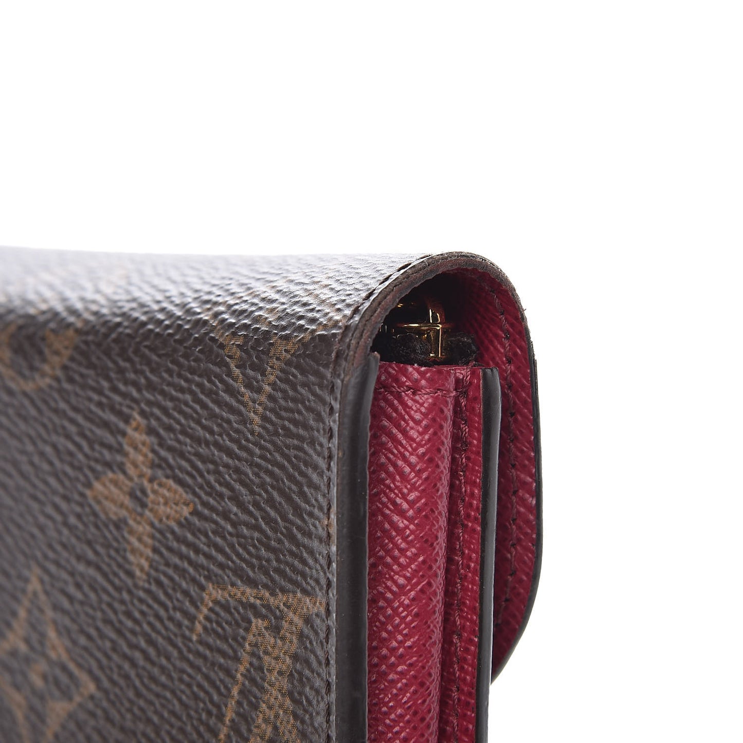 Monogram Rosalie Coin Purse Fuchsia