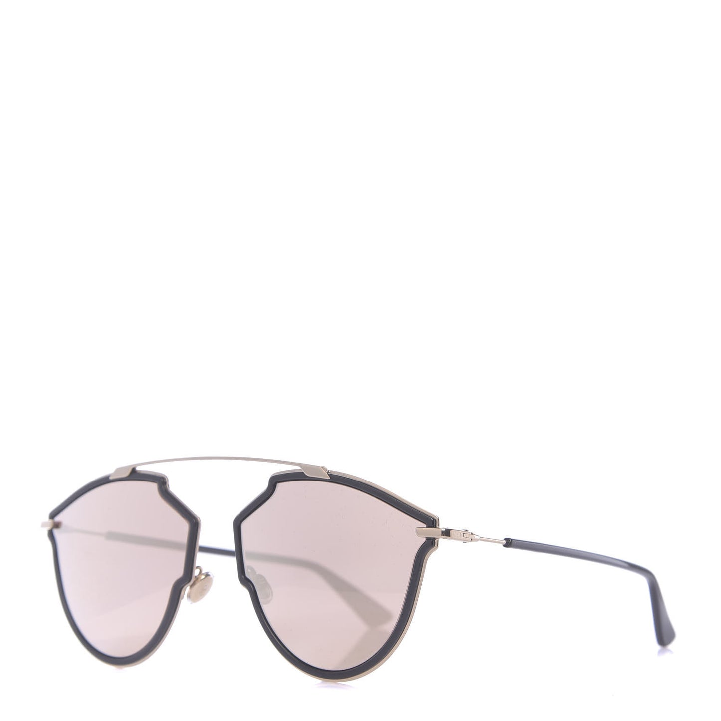 So Real Rise Sunglasses Gold Black