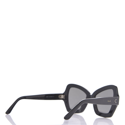 Celine Acetate Crystal Butterfly Sunglasses CL 4067IS Black 5 of 8