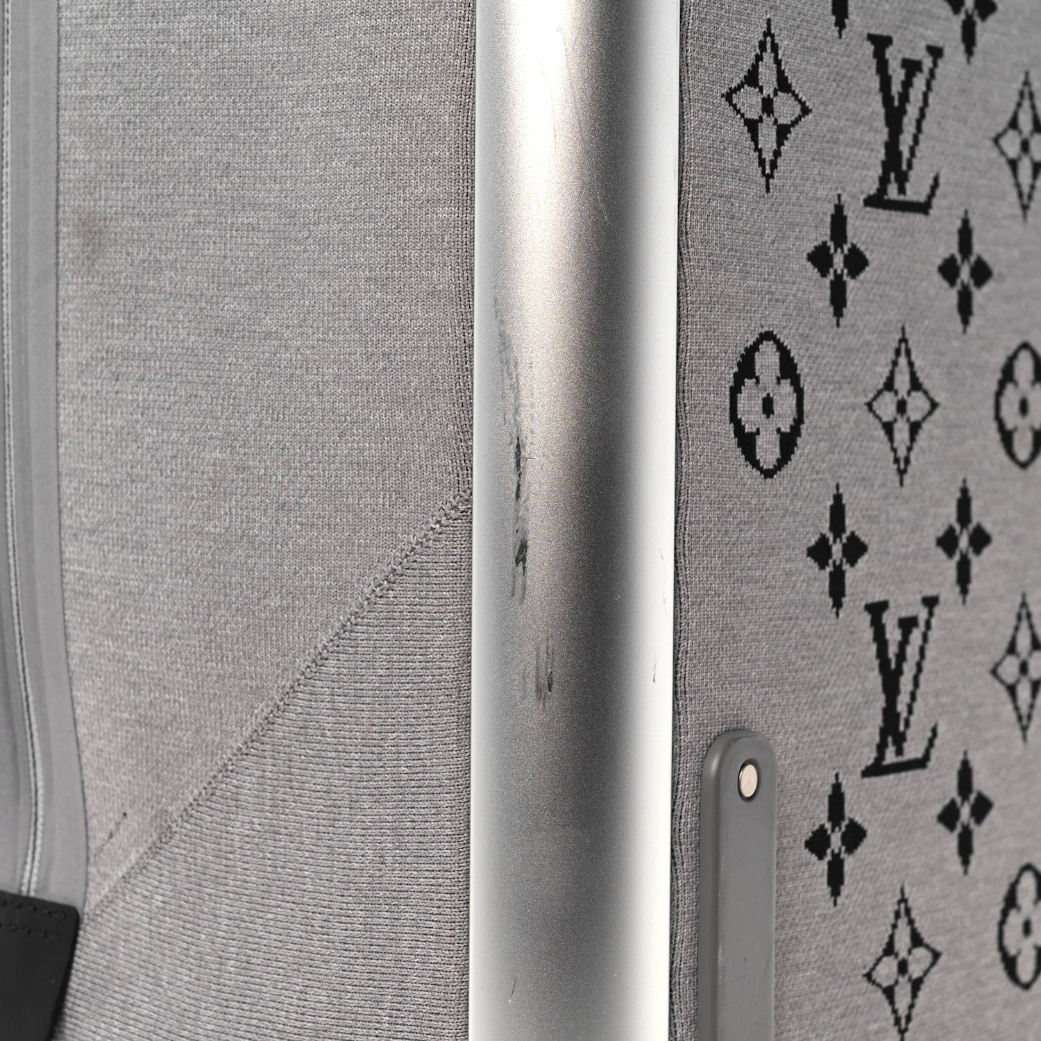 Louis Vuitton Knit Monogram Horizon Soft 55 Suitcase Grey 14 of 16