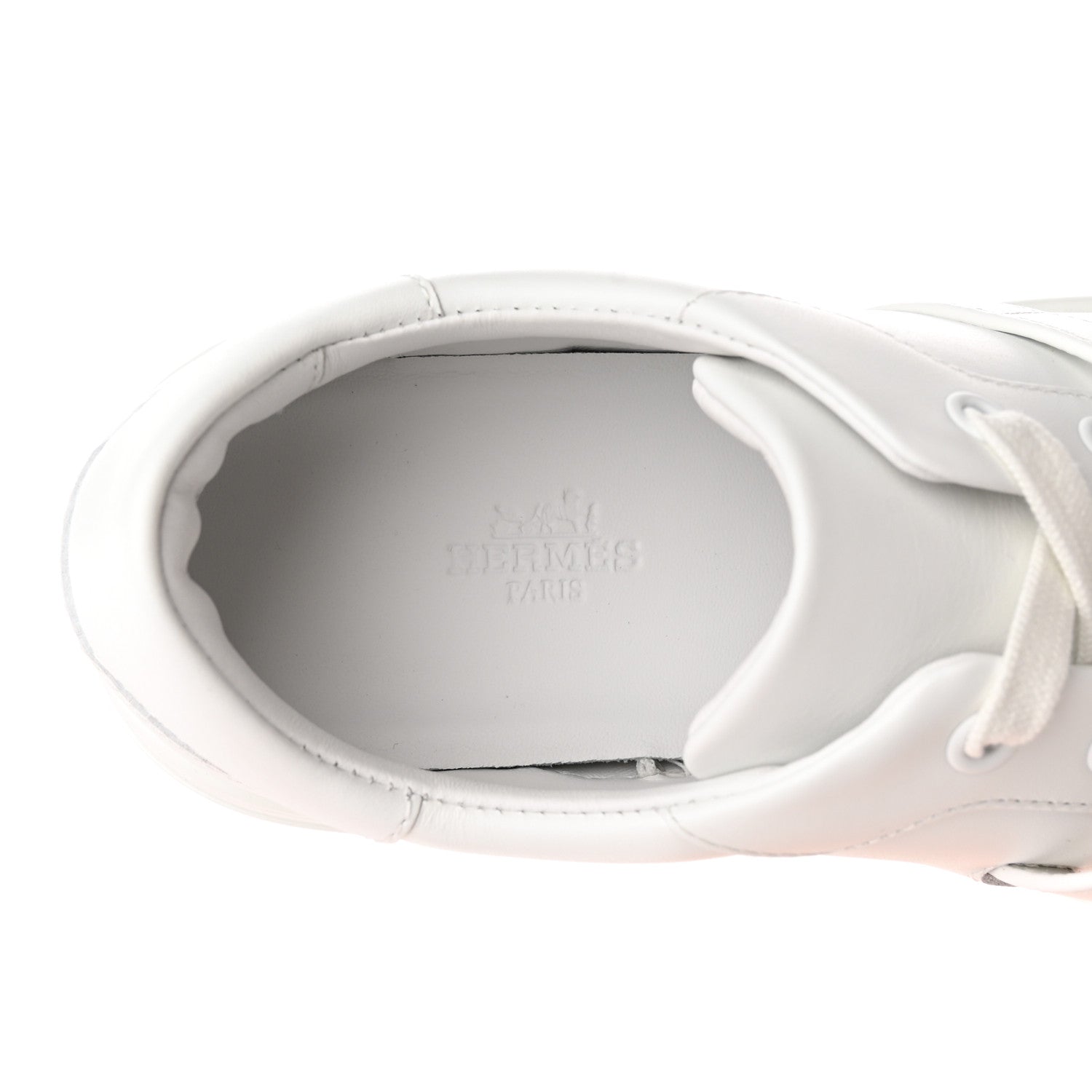 Hermes Calfskin Day Sneakers 37 White 7 of 11