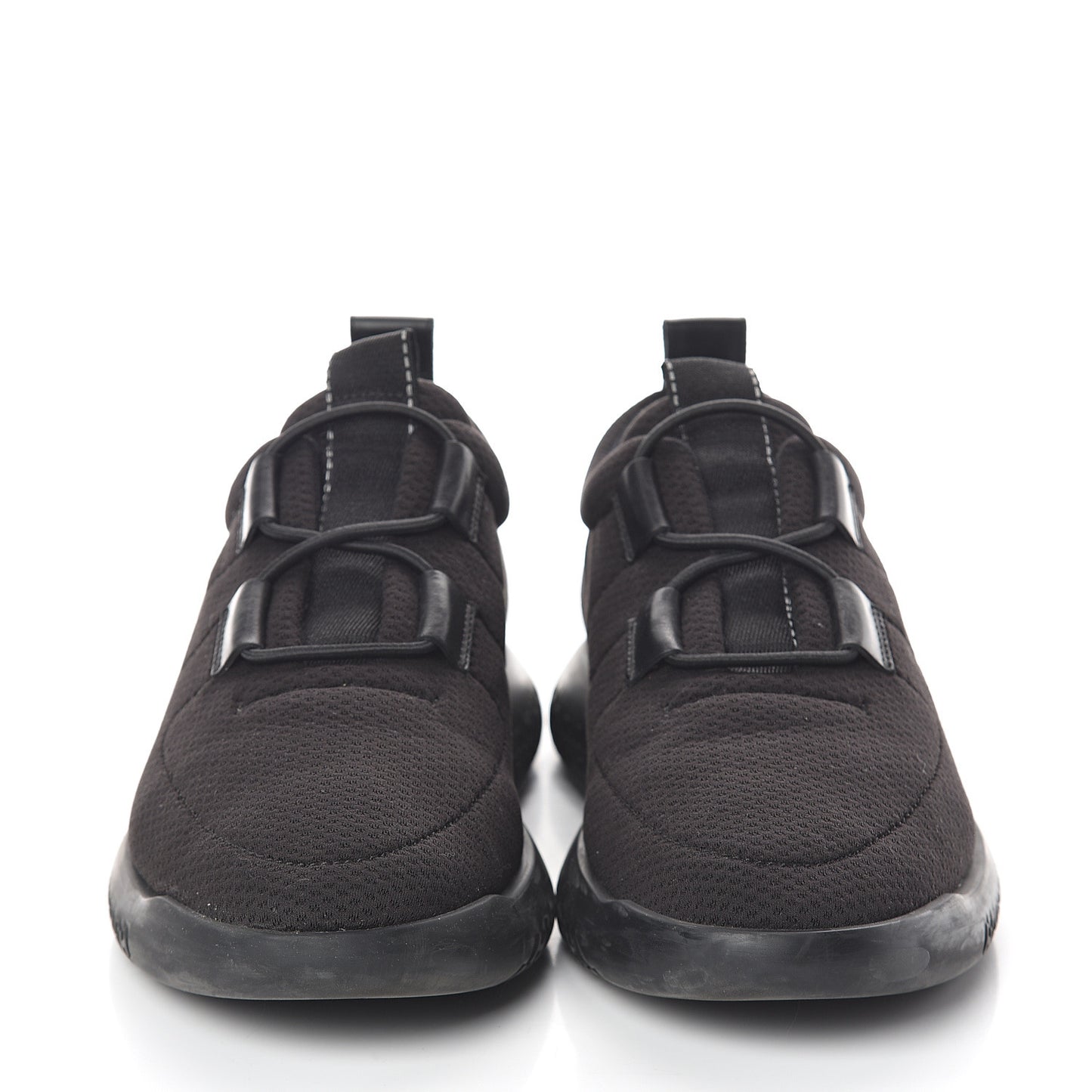 Mesh Technical Canvas Womens Team Sneakers 42.5 Black