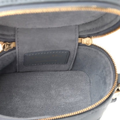 Christian Dior Lambskin Cannage Micro Lady Dior Vanity Case Light Blue 5 of 10