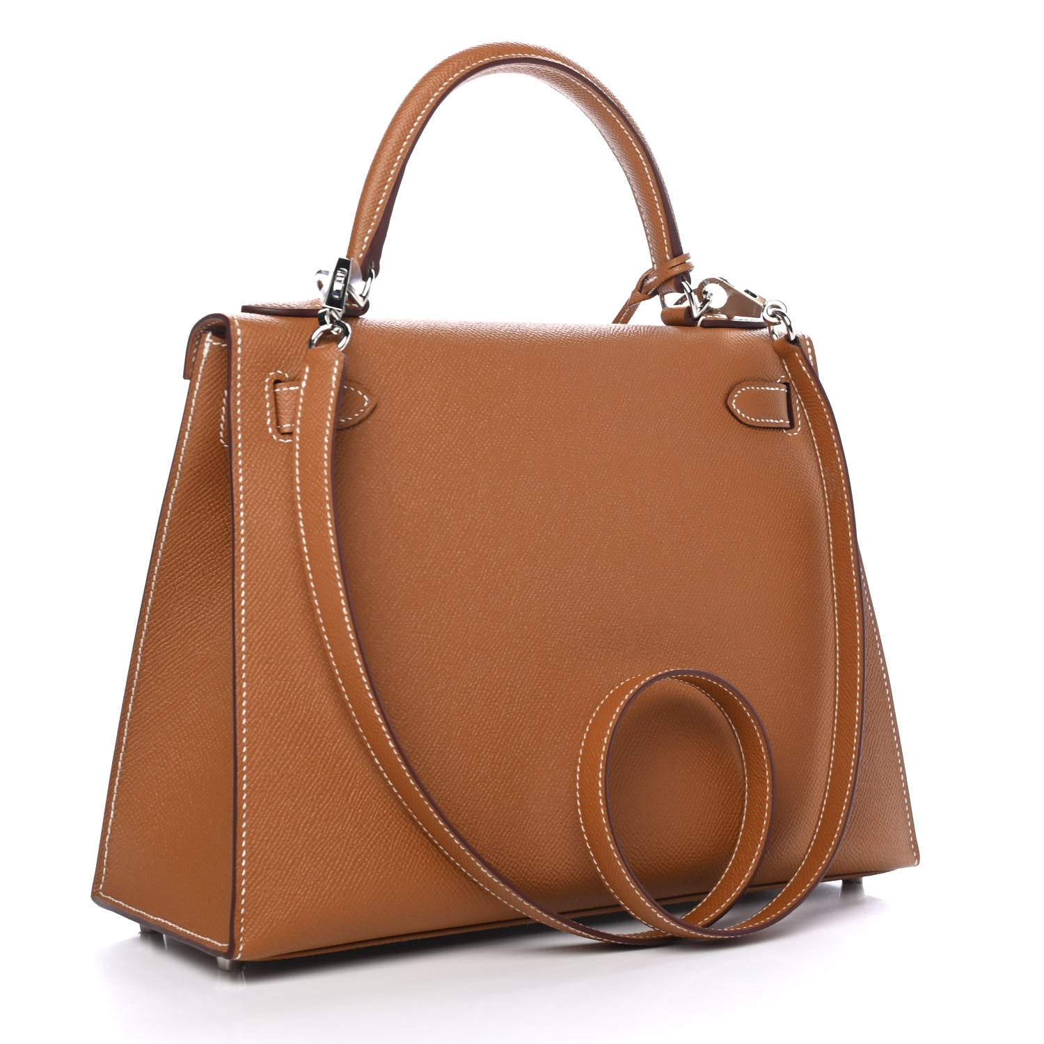 Hermes Epsom Kelly Sellier 28 Gold 2 of 8