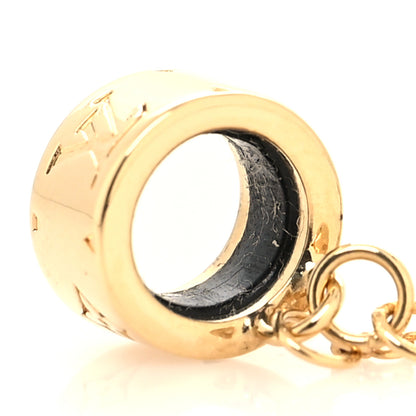 Louis Vuitton Nanogram Earphone Earrings Gold 3 of 3