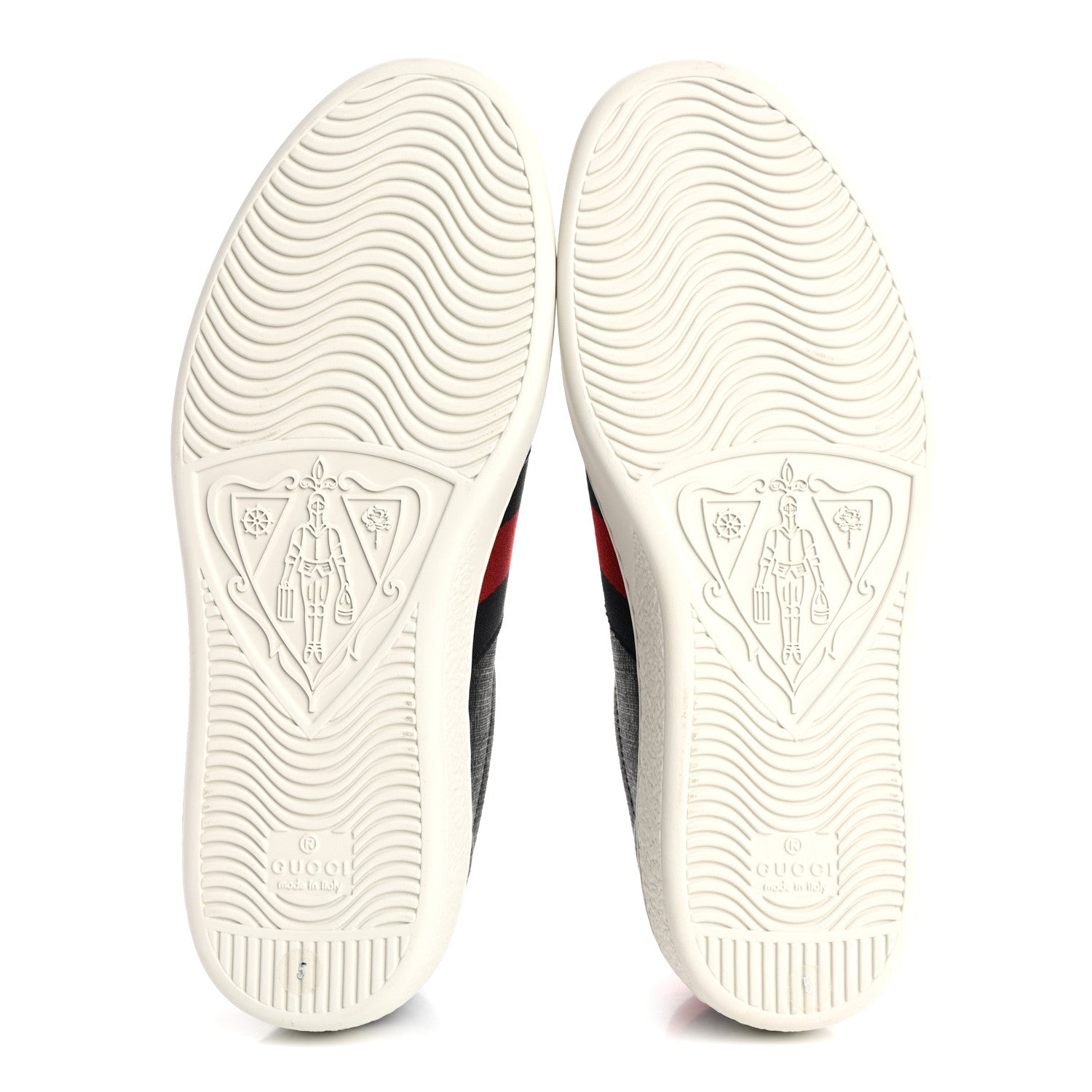 Gucci GG Supreme Monogram Ayers Web Mens New Ace Sneakers  5 Black 6 of 11