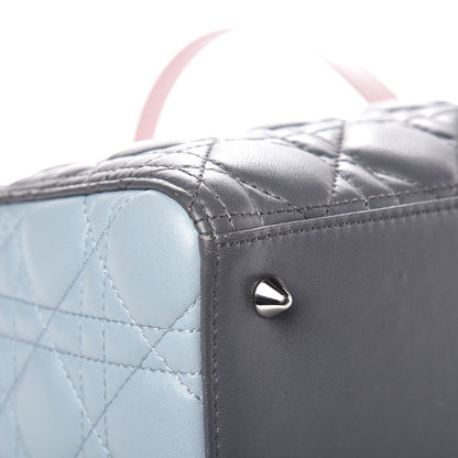 Christian Dior Lambskin Cannage Medium Tri-Color Lady Dior 12 of 13