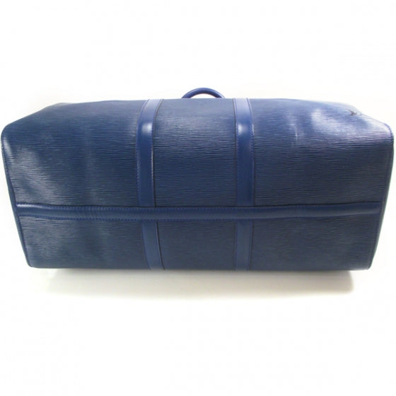 Louis Vuitton Epi Keepall 50 Blue 4 of 9