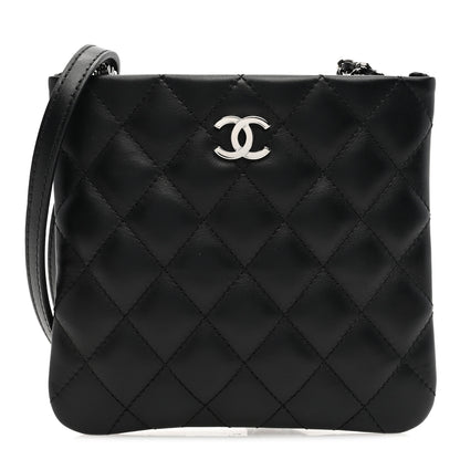 Chanel Lambskin Quilted Crossbody Bag Black 1 of 10