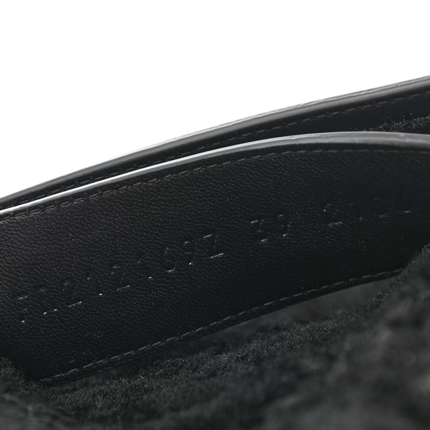 Calfskin Woolskin Womens Chypre Sandals 39 Black
