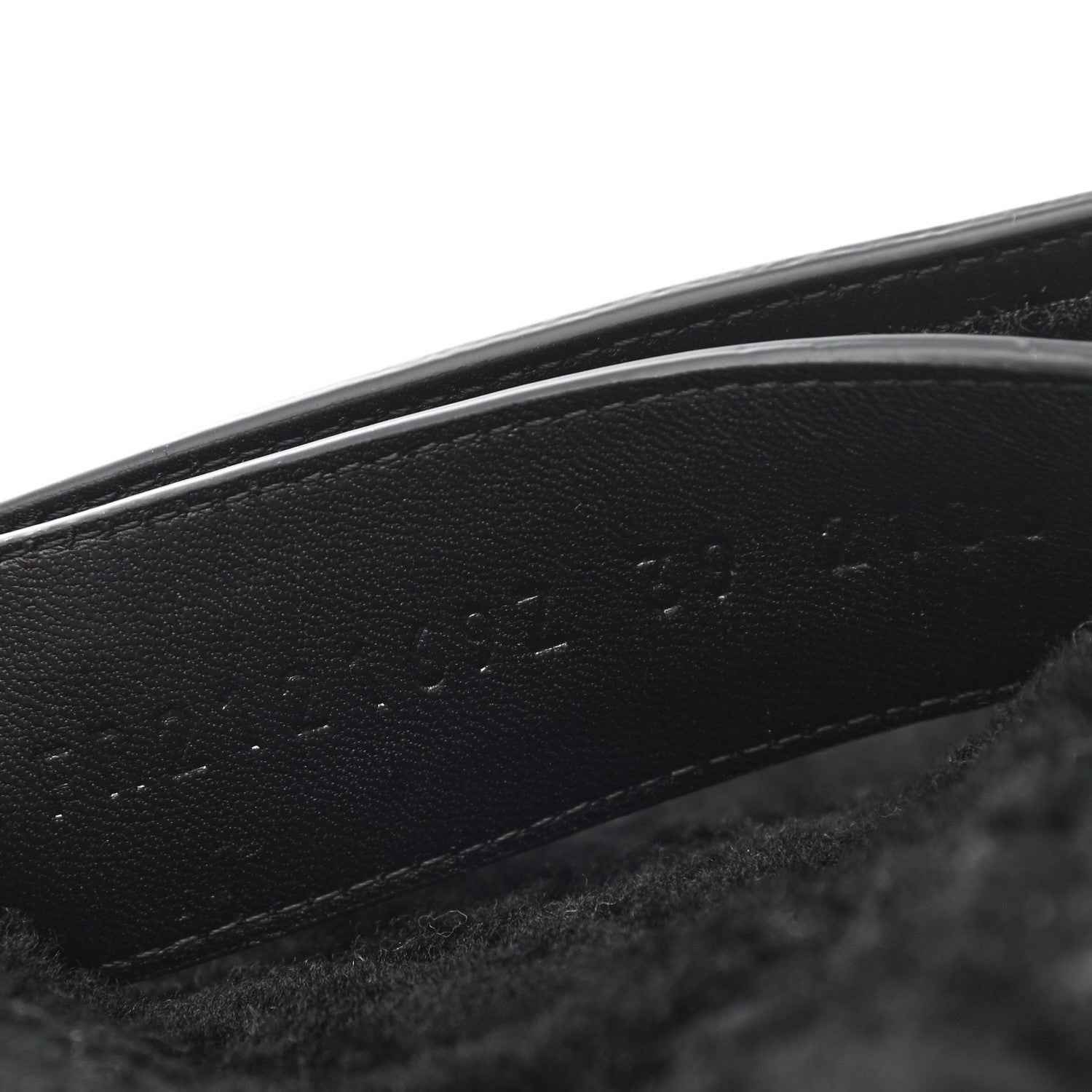 Hermes Calfskin Woolskin Womens Chypre Sandals 39 Black 8 of 9